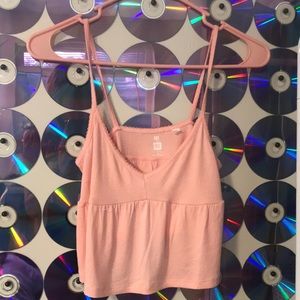 This is as xs pink crop top from pacsun